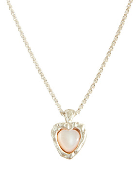 EOLO贝壳爱心吊坠女纯银