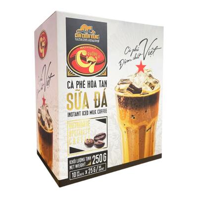 越南冰牛奶咖啡C7 Coffee三合一速溶冰奶咖啡原装正品提神250克