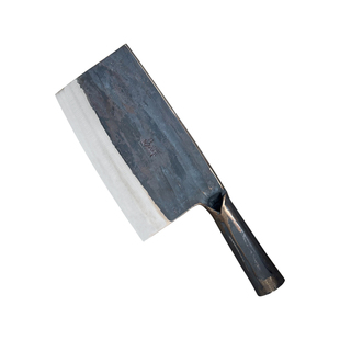 老式锻打斩切刀猪骨刀砍筒骨家用菜刀弹簧钢短刃杀鱼刀商用斩烧鸭