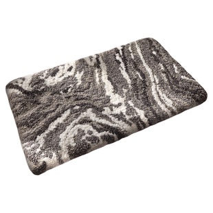 大江浴室吸水地垫家用卫生间门口植绒垫厕所进门脚垫加厚防滑地毯