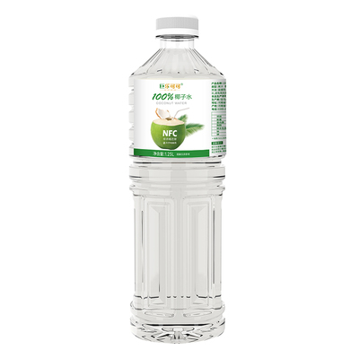 100%椰子水NFC0添加孕妇夏季饮品1.25L*2瓶果汁饮料巨乐可可大瓶