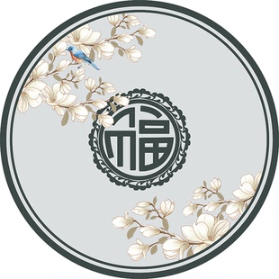 中式轻奢餐桌垫皮革硅胶防油双层红木大圆桌布带转盘圆形垫可定制