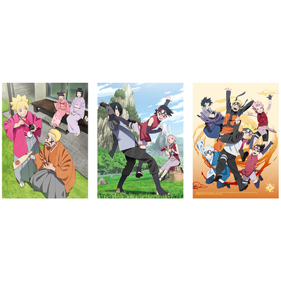 星河动漫博人传家庭款色纸