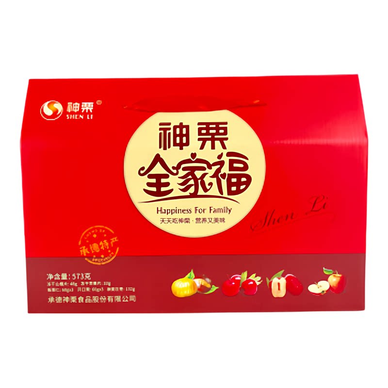 承德特产神栗全家福礼盒573g