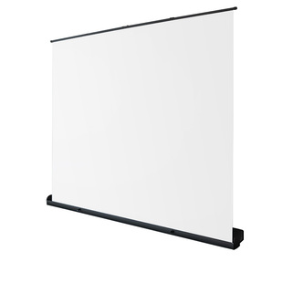 地拉幕布100寸投影仪布幕免打孔4K抗光手拉地拉式投影幕布家用高清光子移动地面升降支架屏幕便携式地升幕布