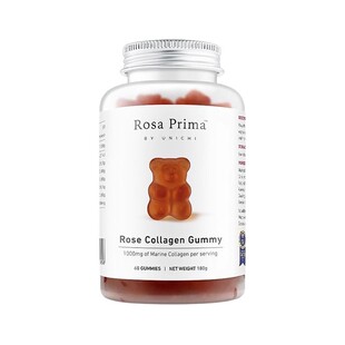 澳洲Unichi玫瑰胶原蛋白美白亮肤含玫瑰果抗氧化小熊软糖60粒