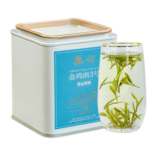 2025新茶霍山黄芽核心产区金鸡凼特一级黄芽官方旗舰店黄茶100g