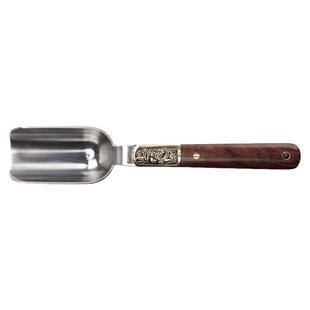 南山先生 不锈钢花枝茶铲茶匙茶勺单个取茶器功夫茶具茶道零配件