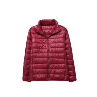 90白鸭绒大码羽绒服女200斤加肥加大女装中老年轻薄无帽胖妈妈冬