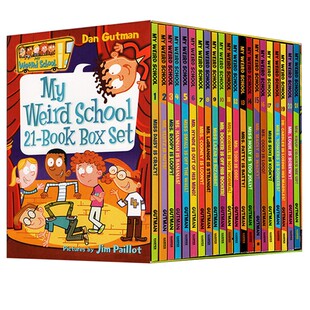 My Weird School 疯狂学校第一季 二三四五六季全套 英文原版真实百科 初级章节桥梁漫画书 搞怪的校园故事