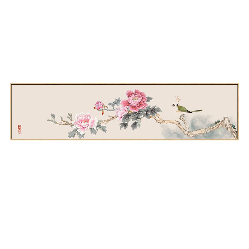 花开富贵牡丹新中式客厅卧室挂画