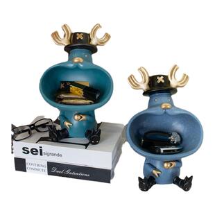 红酒架摆件轻奢高档创意桌面客厅酒柜装饰网红熊奢华礼物乔迁新居