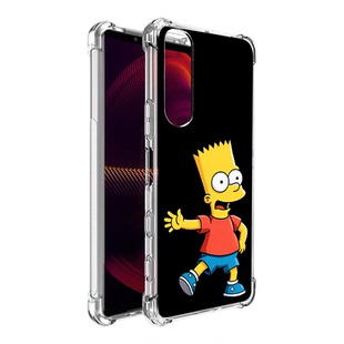 辛普森 手机壳 适用索尼全机型Xperia1 VIII全透明Xperia10 VII Xperia1 V四角防摔壳Xperia5 IV定制TPU软壳