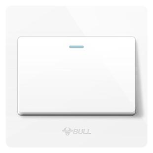 公牛开关按钮面板86型单开家用单控三开四控制器电灯双联双控插座