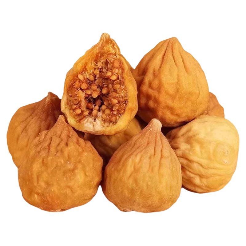 无花果干年货新疆小零食特产500g原味即食级特风干孕妇无花果干