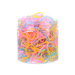 小皮筋女扎头橡皮筋儿童不伤发头绳高弹力耐用扎头发发绳女童胶圈