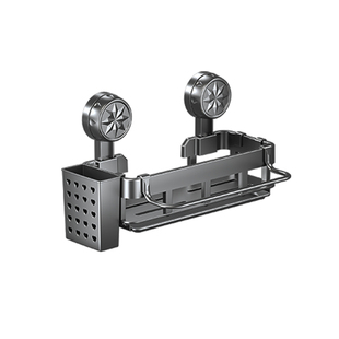 吸盘厨房置物架多功能水槽抹布沥水架免打孔水龙头洗碗海绵收纳架