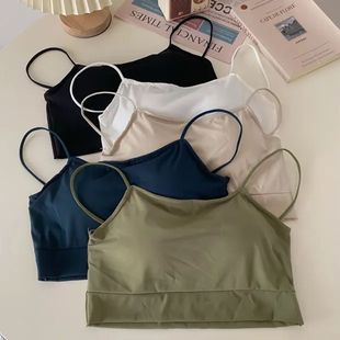实拍2024夏季 美背抹胸防走光裹胸吊带背心文胸防滑内衣女批发 新款