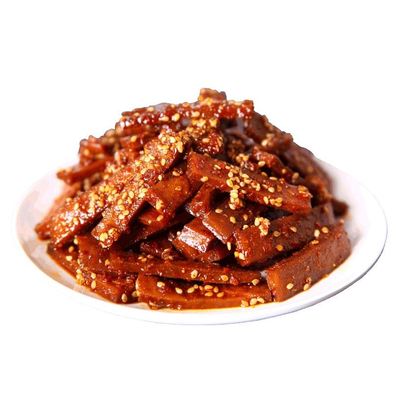 湖南平江特产香辣柴火香干