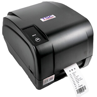 TSC条码标签打印机铜版纸合格证亚银不干胶卷标贴纸序列号条码机