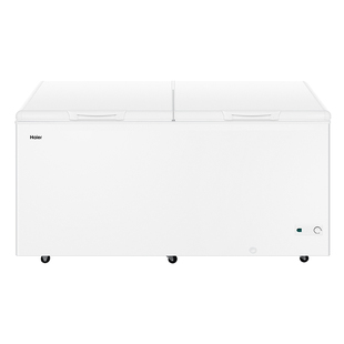 海尔518升大容量冰柜家用商用卧式大冷柜保鲜全冷冻冰箱冷藏柜