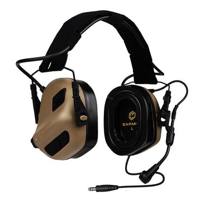 射击作战训练战术耳机可头盔佩戴