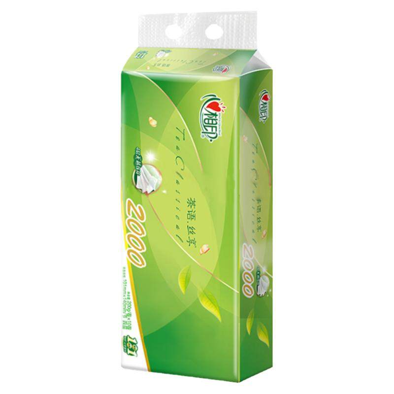 心相印四层200g压花提装无芯卷纸