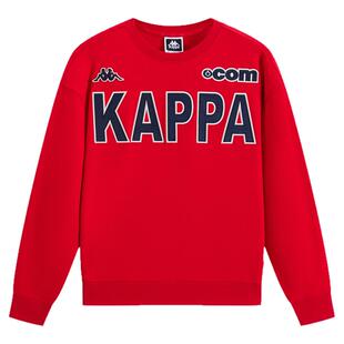 Kappa卡帕背靠背2026马年新年款运动卫衣女休闲长袖针织套头衫男