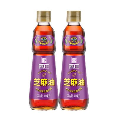 燕庄香芝麻油300ml×2瓶麻油