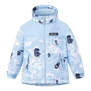 女童羽绒服冬季2025新款连帽儿童羽绒服免洗三防男童冬装加厚保暖