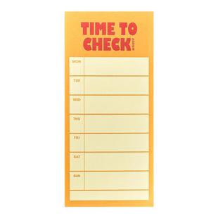 韩国ardium便签本时间轴可撕便条记事纸日程备忘打卡周计划便条纸