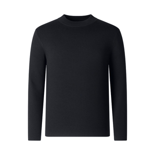 【可机洗】SHANSHAN杉杉羊毛针织衫男士秋冬季休闲纯色圆领毛衣男