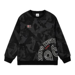 乔丹儿童卫衣男童大童圆领短款专业篮球运动套头衫TDAWDA261181A