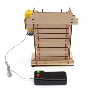 电动卷闸门科技小制作学生科学实验儿童手工diy升降门模型玩具