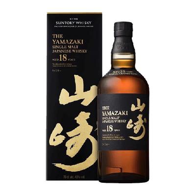 日本进口三得利山崎18年威士忌酒