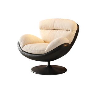 帕沙曼单人沙发椅客厅书房阳台旋转蛋壳椅设计师新款懒人沙发拼色