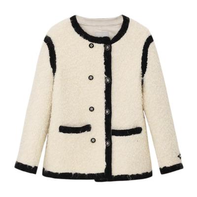 revan设计师撞色玫瑰星球外套