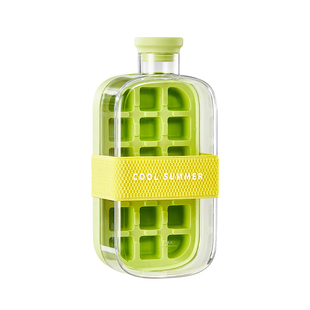 川岛屋冰块模具按压冰格家用食品级冰箱制冰盒水壶水杯冻冰块神器