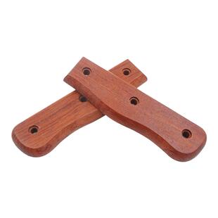 巴西花梨菜刀把 大号切片刀手柄木柄实木刀柄2片家用刀具配件款51