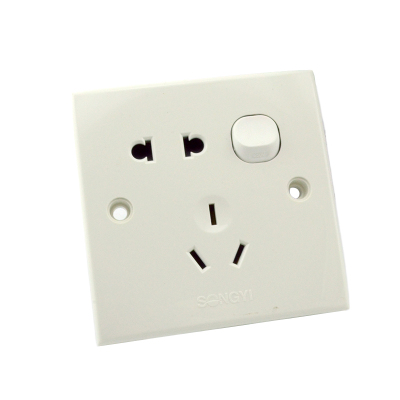 开关插座面板86型松易二三插