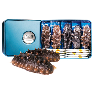 上品堂有机即食海参大连底播鲜活辽参非干货单只礼盒旗舰店10只