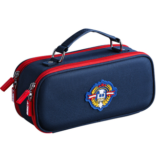 笔袋男孩子小学生文具盒2025新款男孩款女童一年级文具袋收纳袋铅笔盒帆布简约高颜值大容量英伦风初中学生用