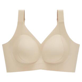 幸棉大胸显小粉底液修容杯大码文胸罩提拉聚拢收副乳防下垂内衣女