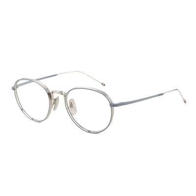 ThomBrowne钛架圆框眼镜