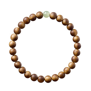 庆祥泰奇楠沉香手串女真品官方旗舰店木质文玩老料高端和田玉手链