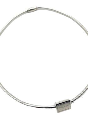 1MOFOCUS万事OK钛钢项链女