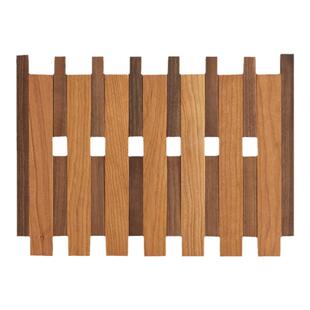 定制黑胡桃钢琴键挂衣架墙上壁挂钩玄关入户实木轻奢挂衣钩衣帽架