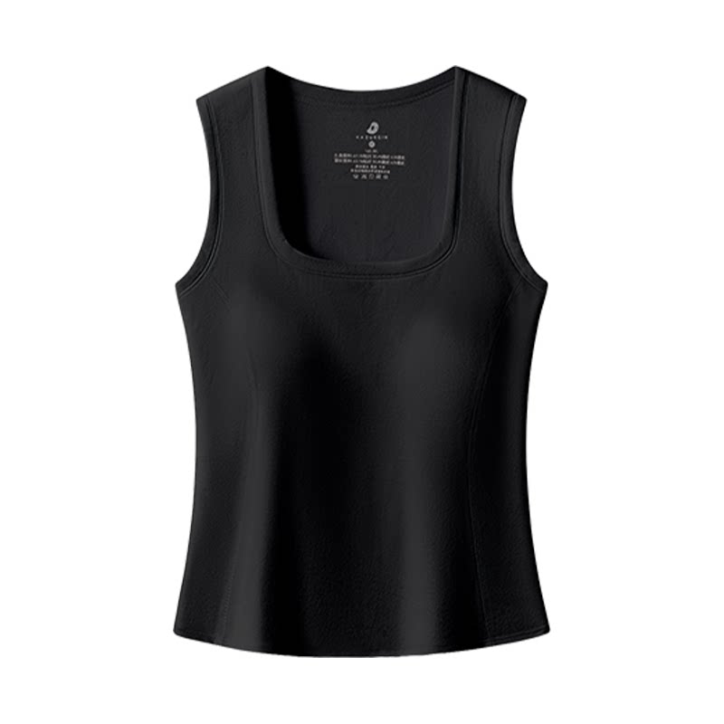 【超值特惠】小野和子保暖背心带胸垫加绒贴身内衣秋冬修身塑形TK