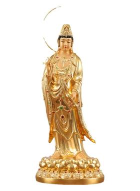 信扬黄铜保平安新中式佛堂摆件