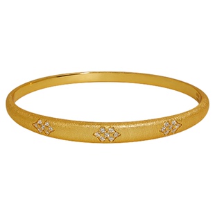 HERBE合璧璀璨逐光拉丝手镯细版贵妃镯轻奢优雅新年礼物